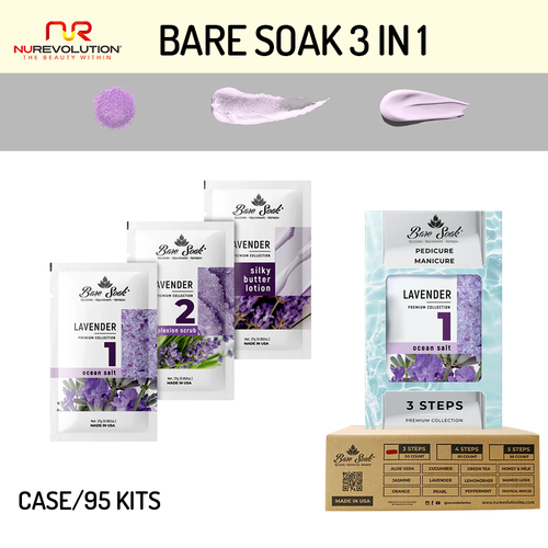 Bare Soak 3in1 Lavender Case/95kits