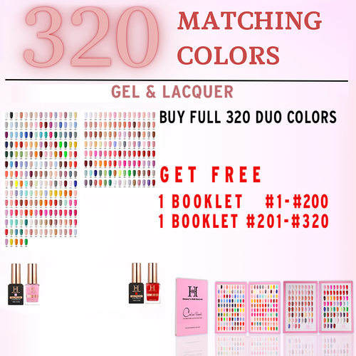 Honey Secret Duo #1 - #320 = 320 colors, Free 1 Set Booklet