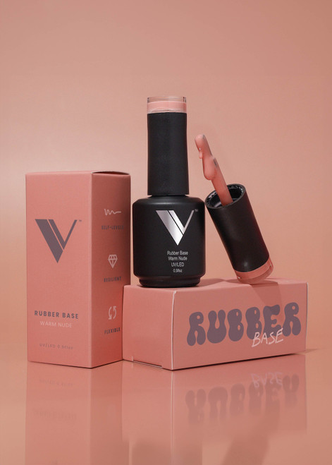 V Rubber Base .5oz - #Warm Nude