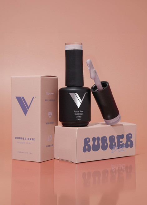 V Rubber Base .5oz - #Muted Lilac