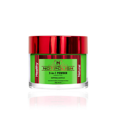 NotPolish Dip|Acrylic 2oz #M100 - Hot Lime Bling