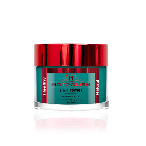 NotPolish Dip|Acrylic 2oz #M106 - Don't Kiss and Teal