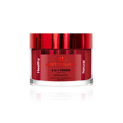 NotPolish Dip|Acrylic 2oz #OG181 - Red Crush