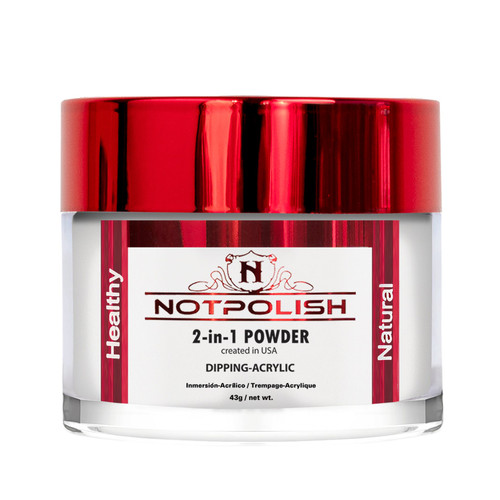 NotPolish Dip|Acrylic 2oz Glow #G26 Salted Rim