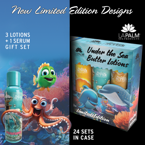 La Palm Lotion Gift Pack/4pcs x 4.3oz - Under the Sea