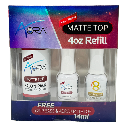Aora Kit 4oz Matte Top / 3pcs