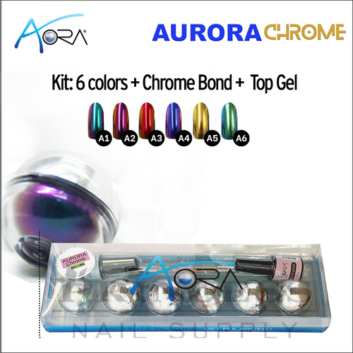 Aora Kit/9pcs - Chrome Aurora