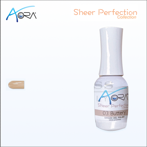Aora Sheer Gel .47oz - #3 Buttery