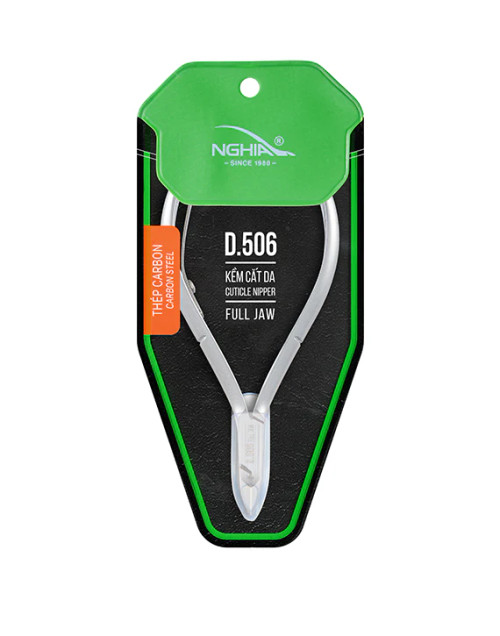 Nghia Cuticle Nipper - D-506 (Hard Steel, Full Jaw)