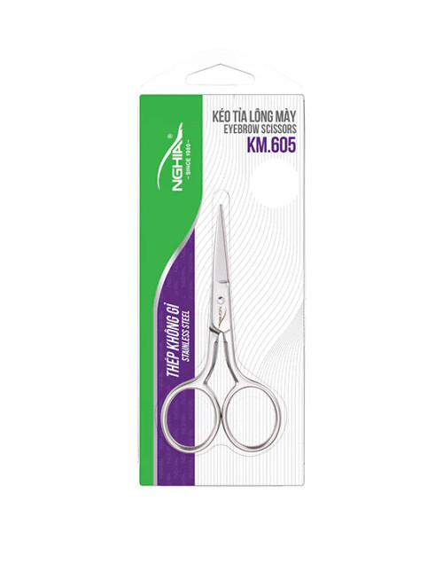 Nghia Eyebrow Scissors KM-605 Large Blade