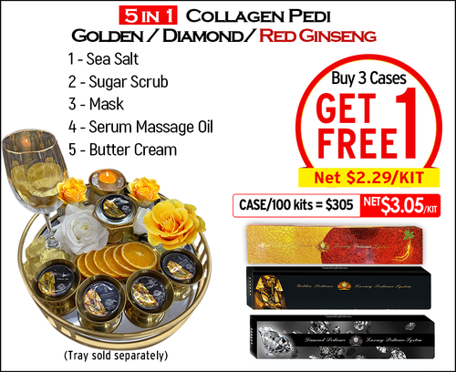 Mademoiselle Collagen Spa 5in1, Buy 3 Case x 100 kit x $3.05, Free 1 Case