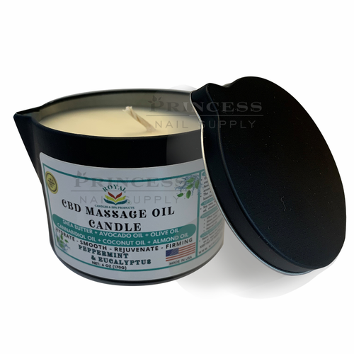 Royal Massage Oil Candle 6oz Peppermint & Eucalyptus