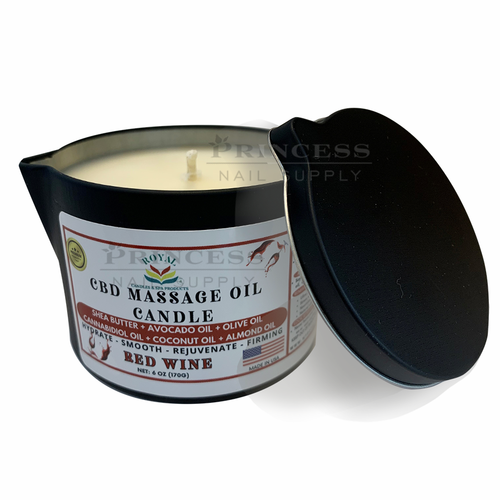 Royal Massage Oil Candle 6oz Red Wine