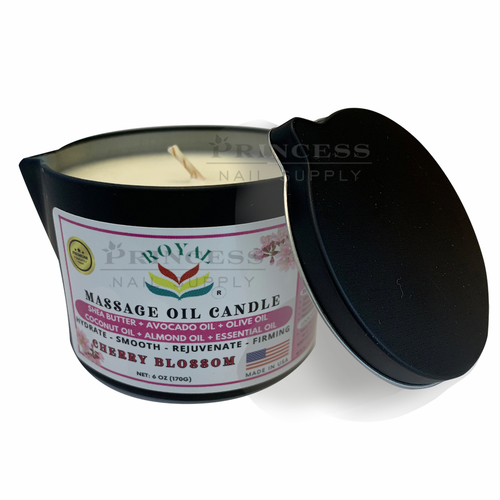 Royal Massage Oil Candle 6oz Cherry Blossom