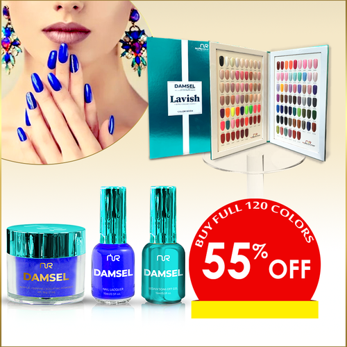NR Lavish Combo #1 - #120 (Out of Stock #28) = 119 colors x $7.18, Free  2 Booklets