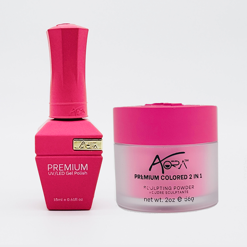 Aora 2in1 Set: Gel + Dip|Acrylic -#23 - The Hottest Pink