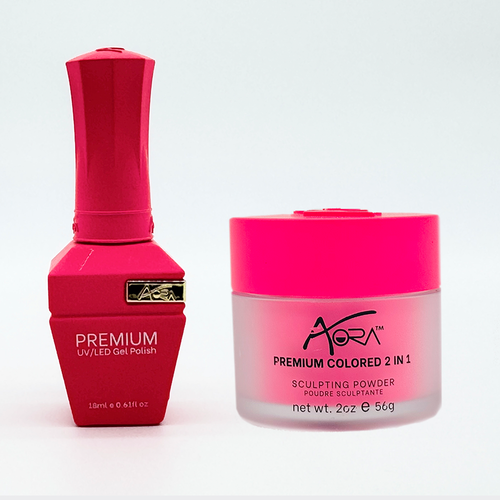 Aora 2in1 Set: Gel + Dip|Acrylic -#24 - Hot N Ready
