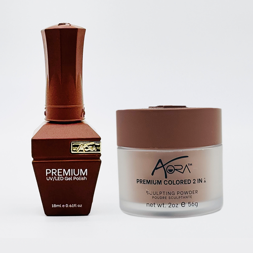 Aora 2in1 Set: Gel + Dip|Acrylic -#59 Brown is Beautiful