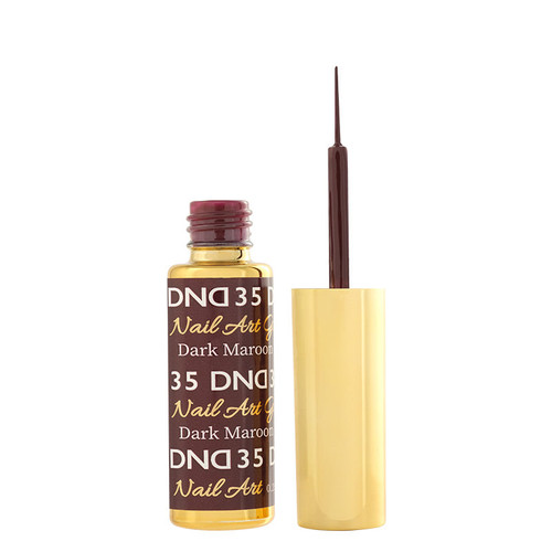 DND Gel Art Liner - DND35 Glassic Dark Marron