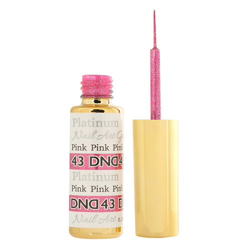 DND Gel Art Liner - DND43 Palladium Pink