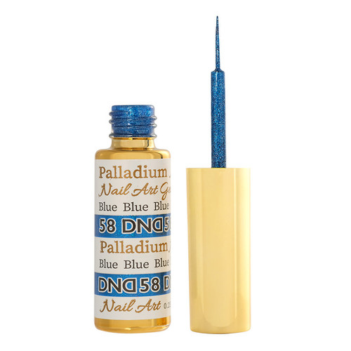 DND Gel Art Liner - DND58 Palladium Blue