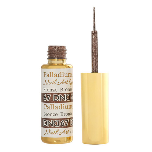 DND Gel Art Liner - DND67 Palladium Bronze