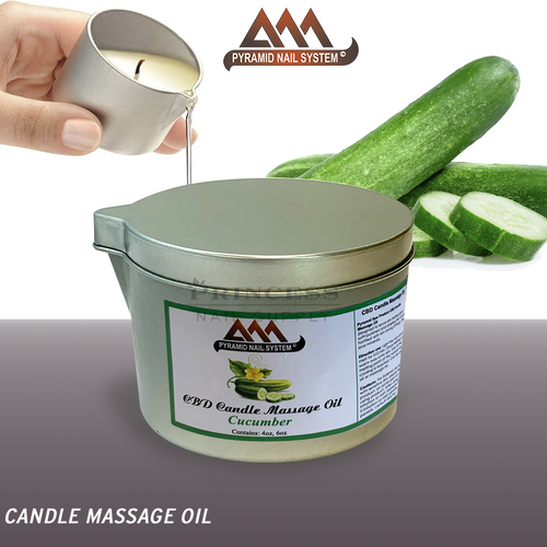 Pyramid Massage Oil Candle Cucumber