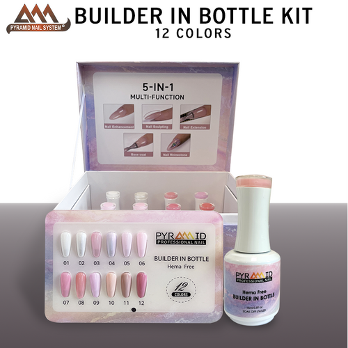 Pyramid Builder in Bottle Kit -12 colors + 1 Tip included