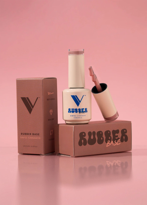 V Rubber Base .5oz - #Sinful Cinnamon