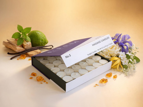 L'Fem Massage Candle Tealight .5oz. Box/72pcs - No. 5