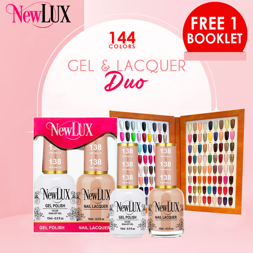 NewLux Duo #1- #144 = 144 colors x $5.35, Free 1 Booklet