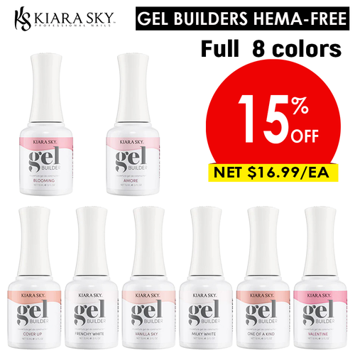 Kiara Sky - Gel Builder 8 colors x $16.99