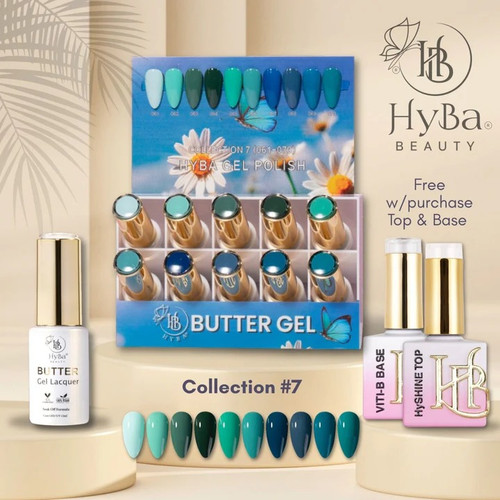 Hyba - Butter Gel Kit #7 (#061 - #070) Free Base & Top