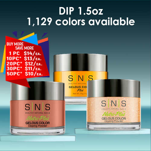 SNS Dip 1.5oz - 50pcs x $10. Upload List