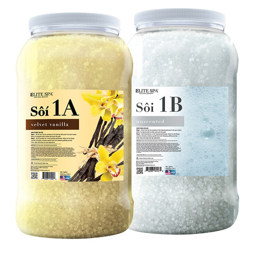 Bare Soak Soi 1A & Soi 1B Set, Velvet Vanilla