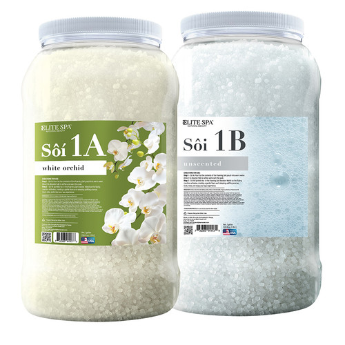 Bare Soak Soi 1A & Soi 1B Set, White Orchid