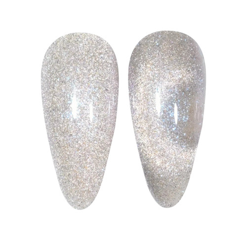 DND 9D Velvet Jungle Cat Eye Gel #01 - Chrome Cat