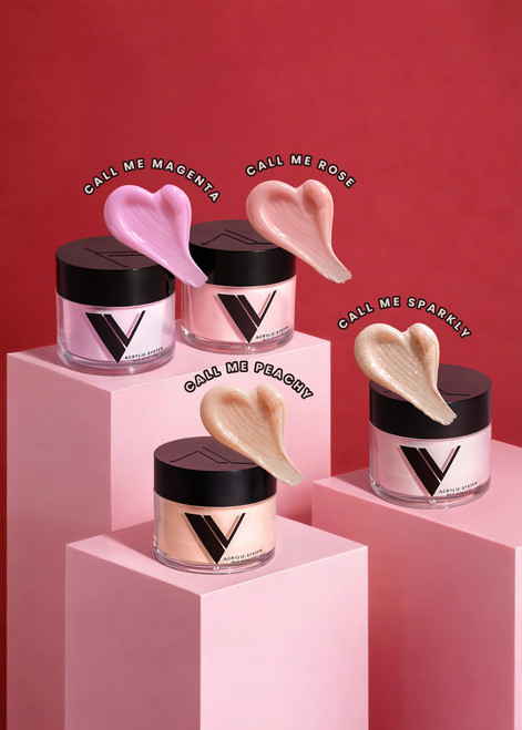 V Beauty Acrylic Powder Call Me Collection - 4 Colors