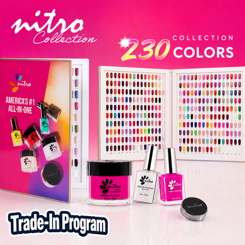 Nitro Collection Combo: Powder, Gel & Lacquer #1 -#256 = 214 Colors + 2 Booklet