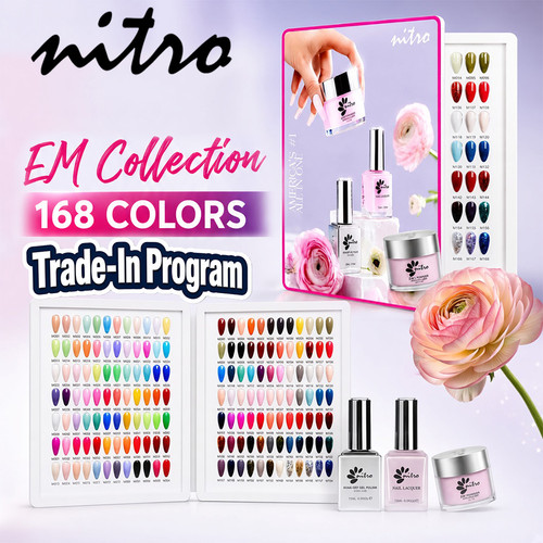Nitro EM Collection Combo #M001 -#M168 = 168 Colors + 2 Booklet