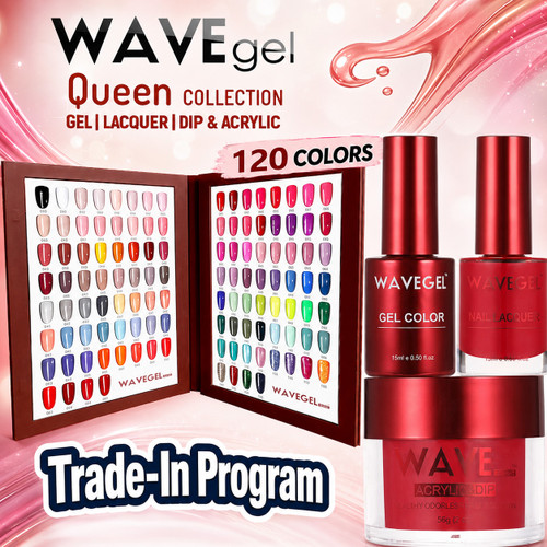 Queen Combo: Powder, Gel & Lacquer #1 - #120 = 120 Colors + 2 Booklet