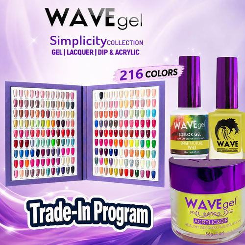 Simplicity Combo: Powder, Gel & Lacquer #1 - #216 = 216 Colors + 2 Booklet