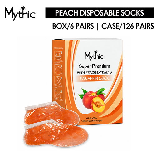 Mythic Disposable Paraffin Socks - Peach