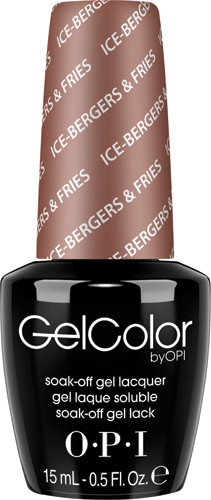 OPI GelColor .5oz (BLK) #GC N40 Ice-Bergers & Fries