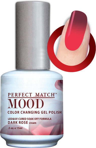 LeChat Mood Color Changing Gel Polish - MPMG34 Dark Rose