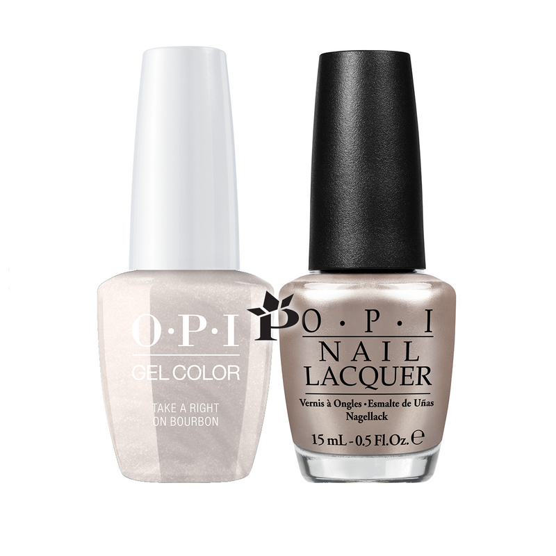 OPI Duo #GC N59 TAKE A RIGHT ON BOURBON