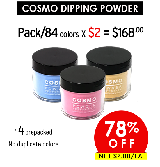 Cosmo Dip Powder Prepacked/ Quantity x $2 (Final Sale)