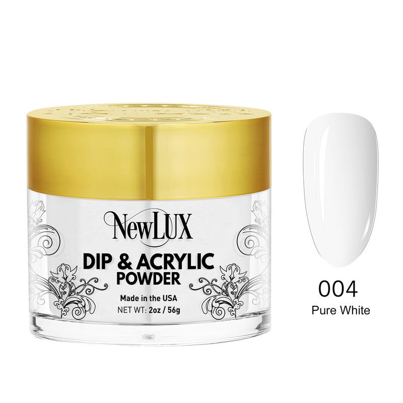 NewLux Dip & Acrylic 2oz  - #004 Pure White