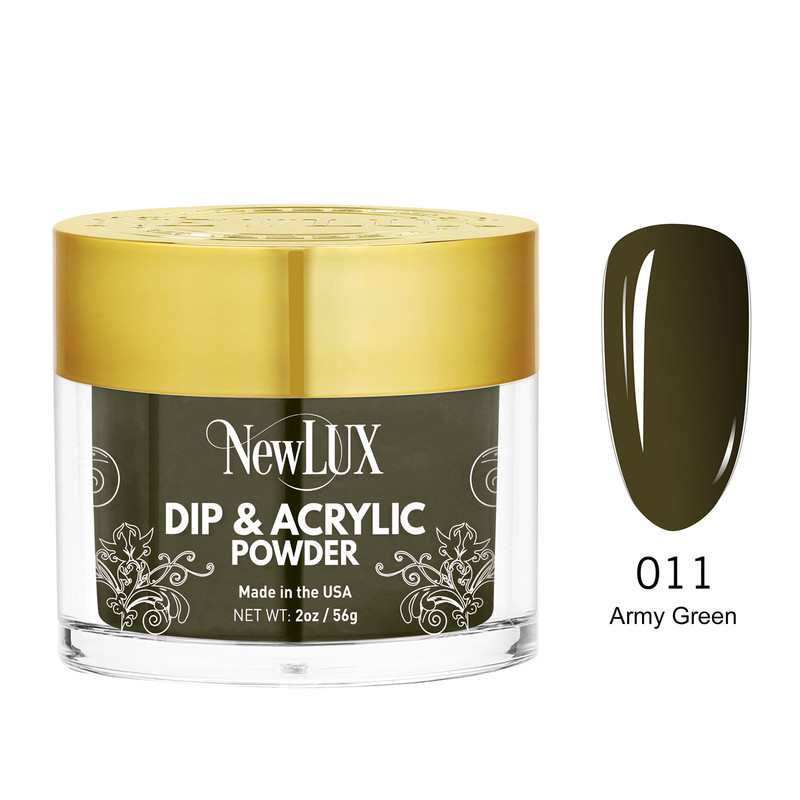 NewLux Dip & Acrylic 2oz  - #011 Army Green