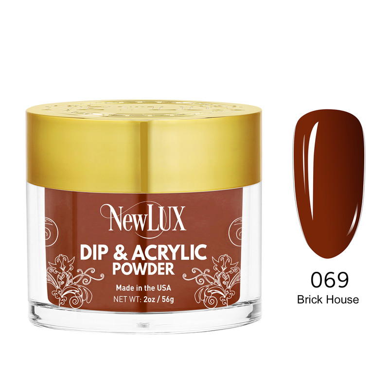 NewLux Dip & Acrylic 2oz  - #069 Brick House